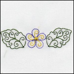 Machine Embroidery Bird 12