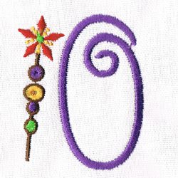 Monogram Machine Embroidery - Magic Wand Monogram O